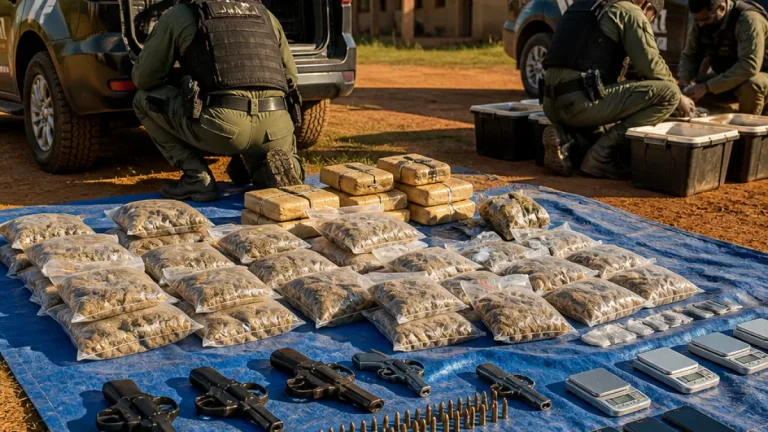 Operação integrada em Teresina e Timon apreende drogas, armas e prende dois suspeitos