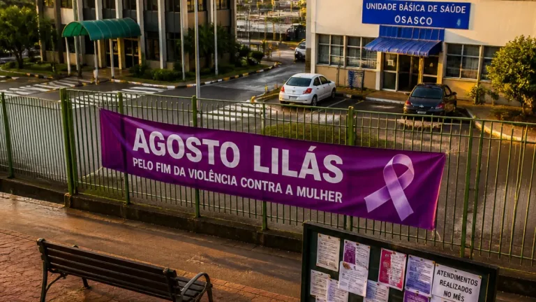 Osasco registra 908 violações de direitos contra mulheres em 2026 durante campanha Agosto Lilás
