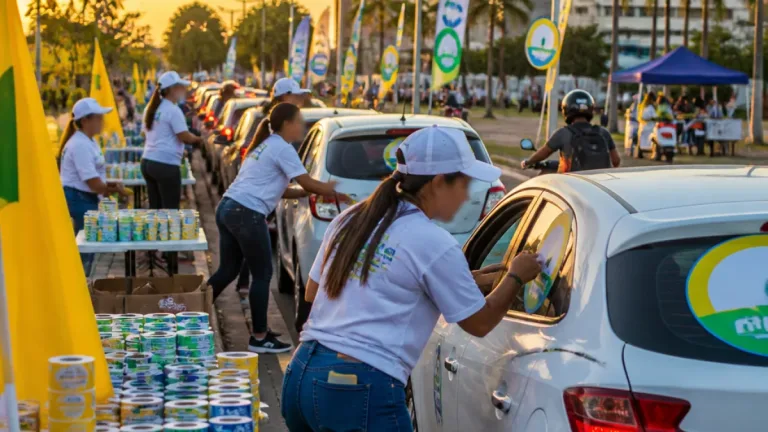 Palmas registra adesivaço em apoio à reeleição do deputado Eduardo Mantoan