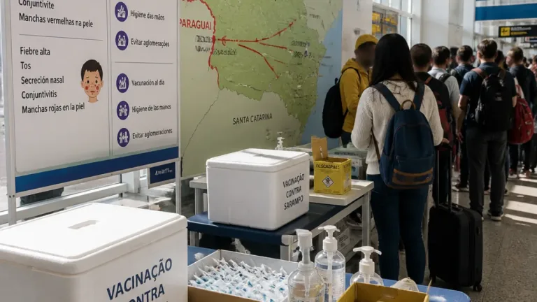 Paraná amplia vigilância e vacinação contra sarampo após transmissão autóctone em São Paulo