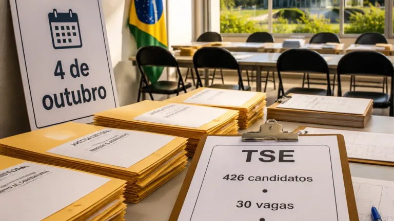 Paraná registra 426 candidatos a deputado federal; 30 vagas e 8,61 milhões de eleitores