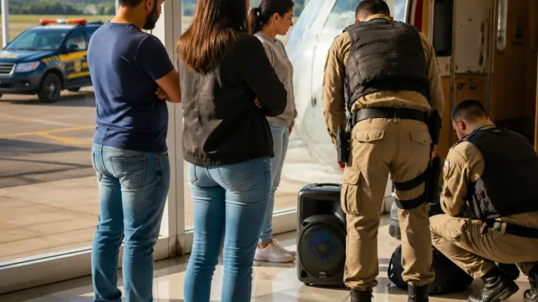 Passageiro é retirado de voo em Foz do Iguaçu após alegar bomba em caixa de som