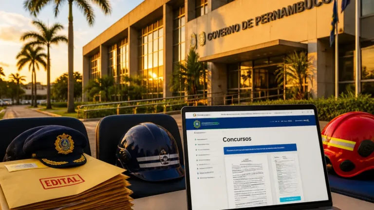 Pernambuco confirma concursos com até 3.905 vagas para forças de segurança; editais saem em breve