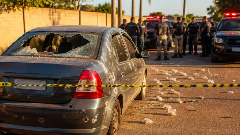 Perseguição no Arapoanga termina com prisão de homem com registro por homicídio e carro destruído