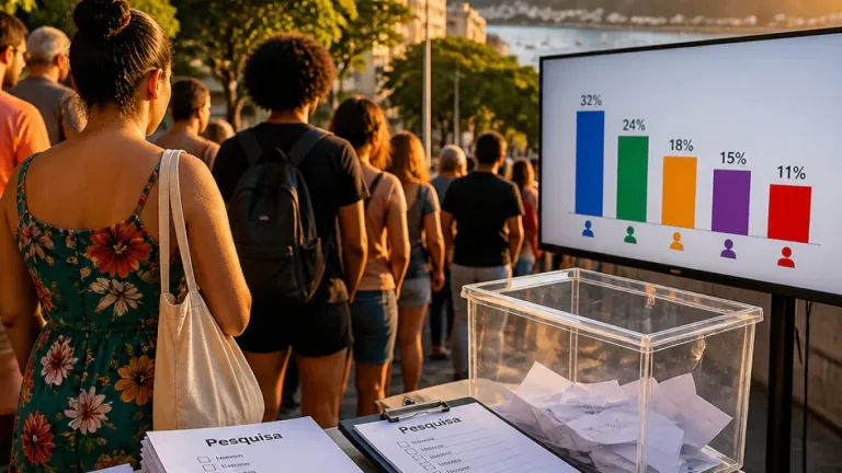 Pesquisa aponta liderança de Eduardo Paes nas intenções de voto no Rio de Janeiro
