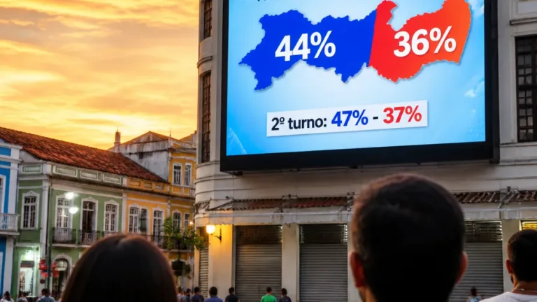 Pesquisa mostra Raquel Lyra à frente em Pernambuco com 44% e vantagem no 2º turno