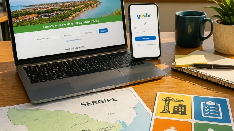 Plataforma GO Sergipe reúne 1.077 vagas; Aracaju e interior têm oportunidades diversas