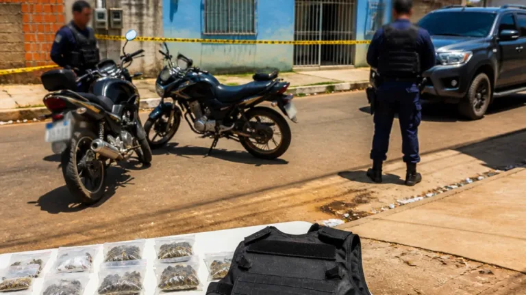 Polícia apreende arma, drogas e colete da Polícia Penal em operação no Setor 15, Porto Velho