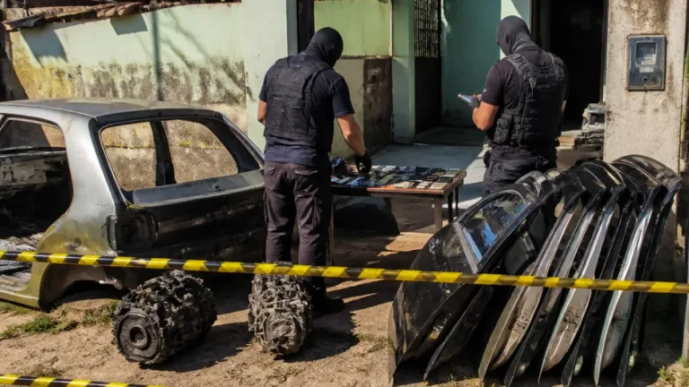 Polícia encontra desmanche e prende dois homens em São Gonçalo