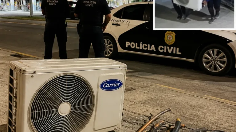 Polícia prende homem em São Gonçalo suspeito de furtos de ar-condicionado no Colubandê