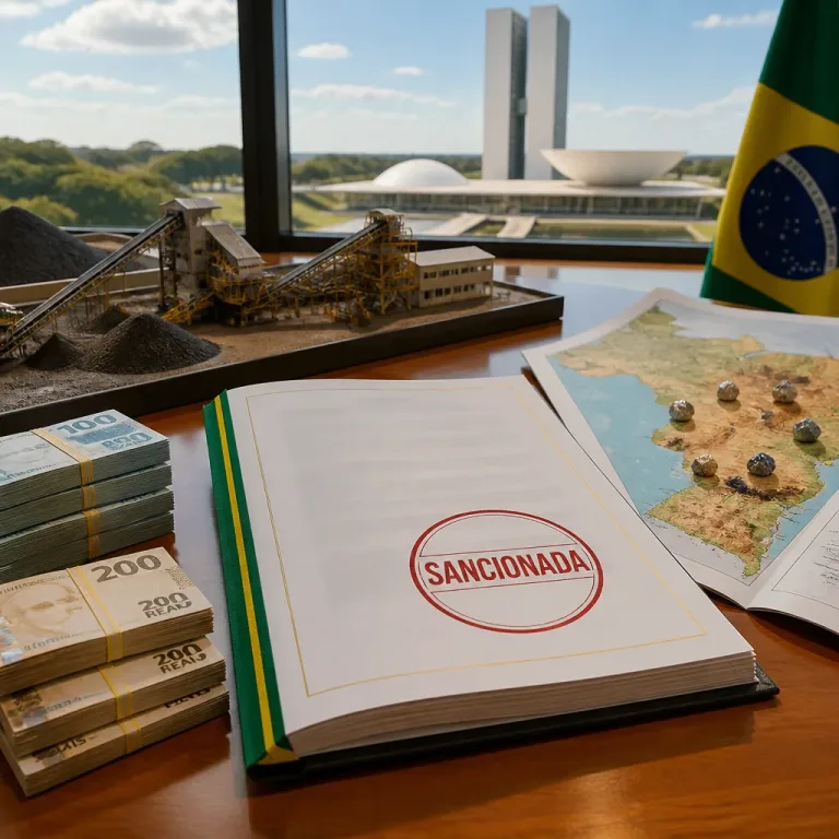 Presidência sanciona lei que institui política para minerais críticos e cria fundo garantidor