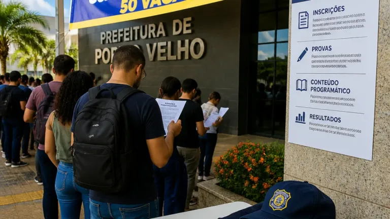 Porto Velho abre inscrições finais para concurso da Guarda Municipal com 50 vagas imediatas