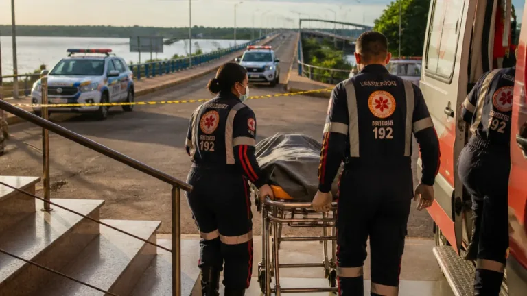 Porto Velho: homem morre após queda da ponte sobre o rio Madeira; Polícia Civil investiga