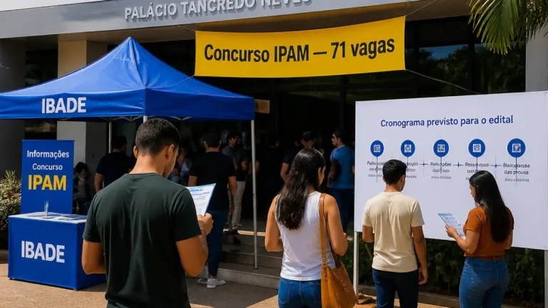 Porto Velho terá concurso do IPAM com 71 vagas; edital sai ainda em setembro