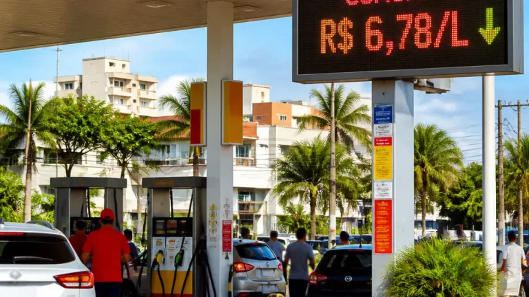 Preço médio da gasolina em Aparecida de Goiânia registra leve recuo, aponta ANP