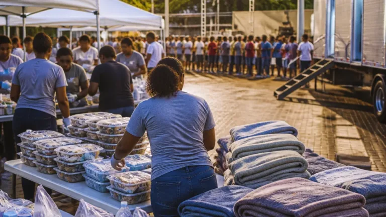 Projeto Anjos da Madrugada realiza ação de acolhimento para pessoas em situação de rua em Duque de Caxias