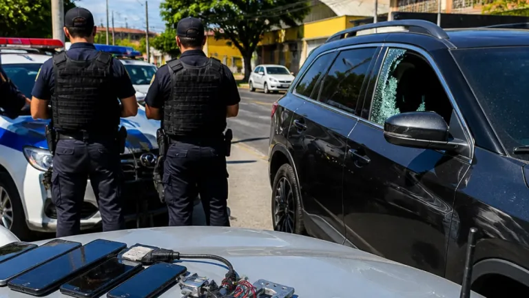 Quadrilha que furtava carros de luxo é presa em Duque de Caxias após monitoramento urbano