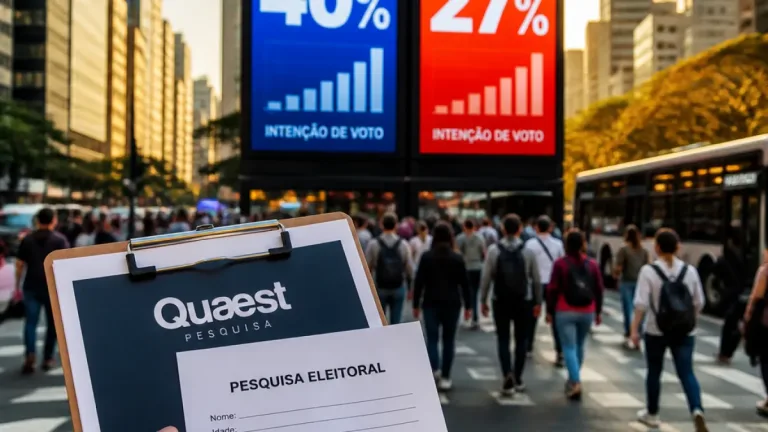 Quaest: Tarcísio tem 40% e aparece à frente de Haddad na corrida ao governo de SP