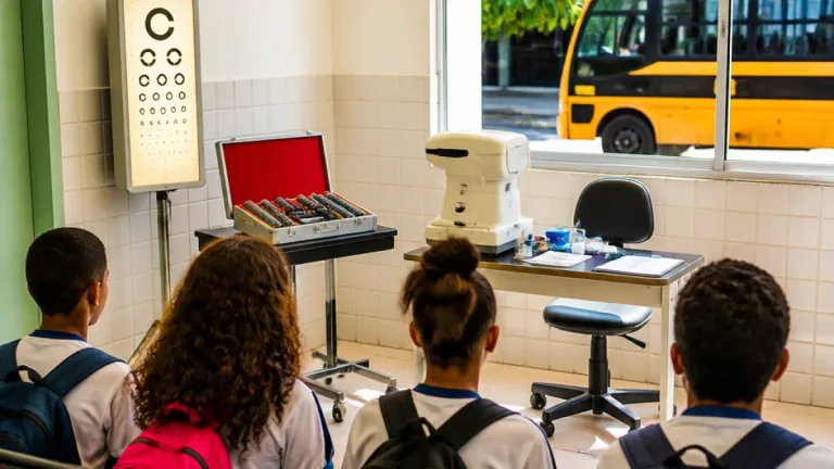 Recife amplia acesso à saúde ocular com mutirão do Programa Visão Recife para 750 alunos