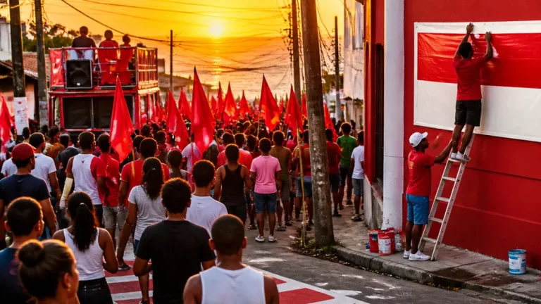 Recife: milhares celebram reeleição de Lula no Marco Zero após apuração