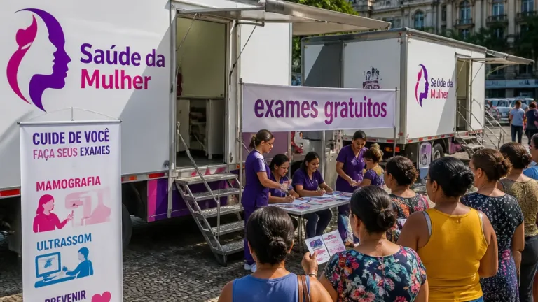 Recife recebe a Carreta da Mulher Pernambucana com exames gratuitos para diagnóstico precoce