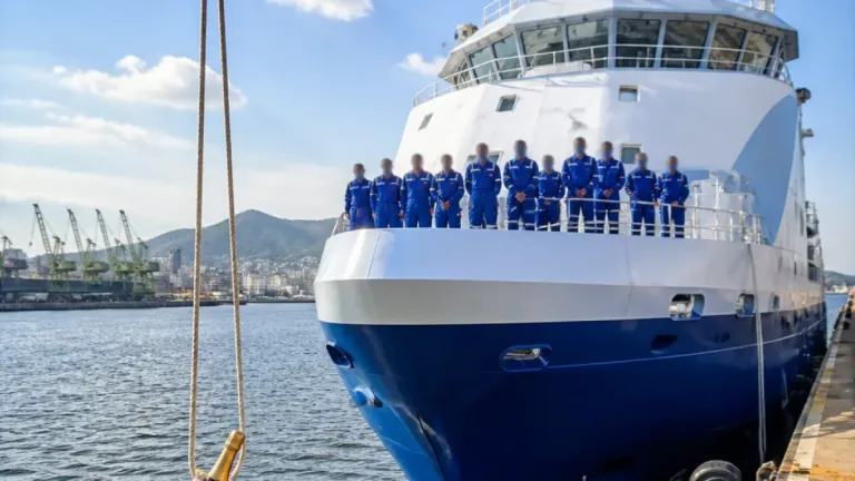 Rio de Janeiro recebe batismo de PSV híbrido com tripulação 100% feminina
