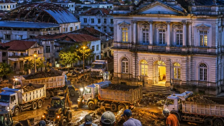 Rio Grande decreta emergência após inundações e mobiliza órgãos para limpeza e reassentamento
