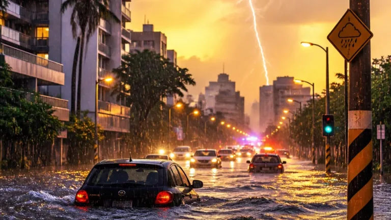 Rio Grande do Sul entra em alerta por chuva forte, risco de temporais e acumulados elevados