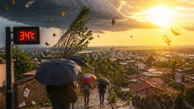 Rio Grande do Sul tem alerta de temporais com granizo, ventos de 80 km/h e calor até 34°C