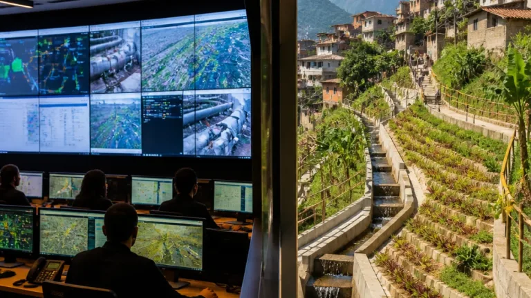 Rio serve de referência em saneamento: comitiva do RS conhece COI e projetos em comunidades