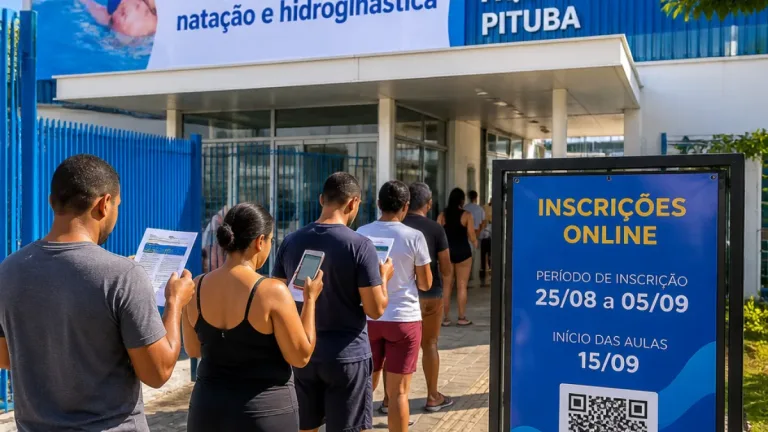 Salvador abre 1.045 vagas gratuitas para natação e hidroginástica na Arena Aquática