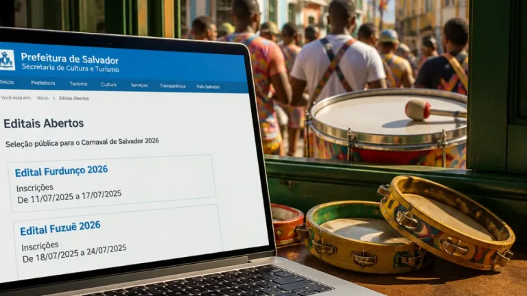 Salvador abre inscrições para Furdunço e Fuzuê do Carnaval 2027 a partir de 31 de agosto