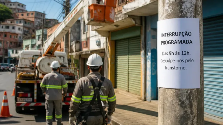 Salvador: sete bairros terão interrupção de energia nesta terça-feira para manutenção