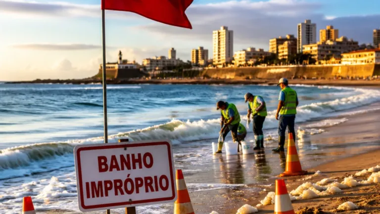 Salvador tem 10 trechos de praia impróprios para banho, aponta boletim do Inema
