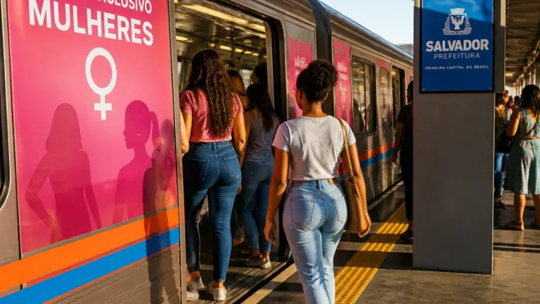 Salvador: TJ-BA restabelece vigência de vagões exclusivos para mulheres no metrô