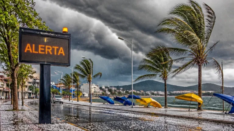 Santa Catarina registra risco de temporais com granizo nesta sexta e sábado; atenção a avisos