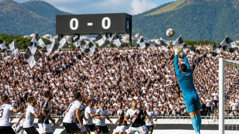 São Gonçalo: torcida acompanha empate do Vasco com Olimpia e vaga será decidida em Assunção