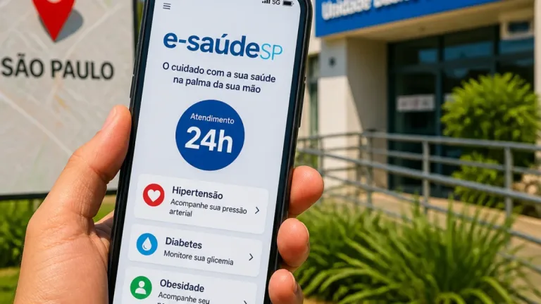 São Paulo amplia teleatendimento 24 horas pelo app do SUS para clínica geral e doenças crônicas