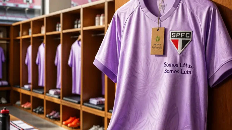 São Paulo lança terceira camisa feminina inspirada na flor de lótus e celebra resistência