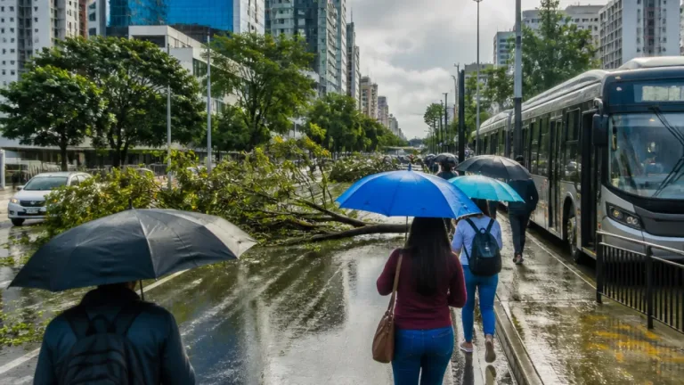 São Paulo terá chuva persistente e risco de alagamentos durante o feriado de 7 de Setembro