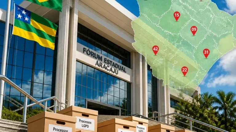 Sergipe registra 202 ações sobre proteção de dados e é 5º no ranking nacional