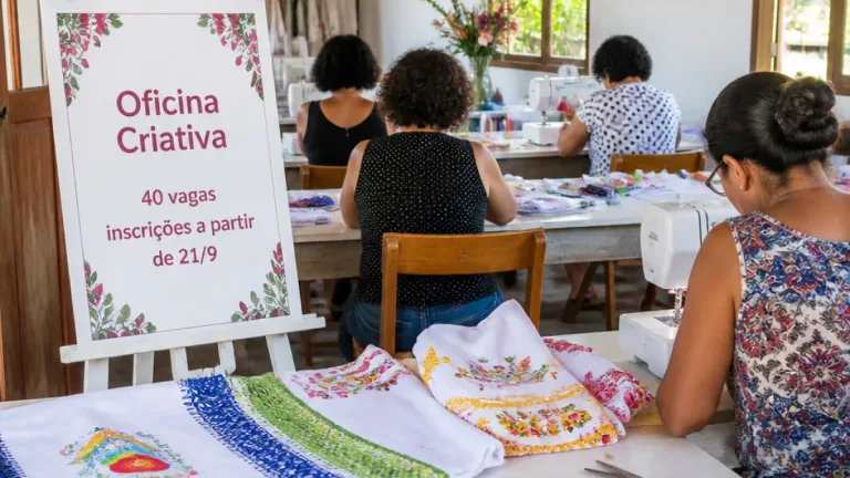 Serra abre 40 vagas em oficina gratuita de artesanato para mulheres em Jacaraípe e Feu Rosa