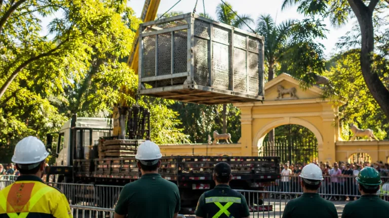 Sorocaba acompanha saída do elefante Sandro em transferência de mais de 1.600 km