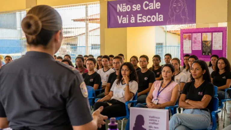 Sorocaba recebe programa estadual que leva delegadas às escolas para prevenção da violência contra mulheres