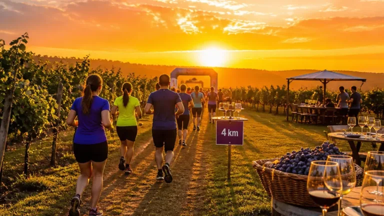 Sunset Wine Run reúne corrida, vinho e pôr do sol na Vinícola Brasília