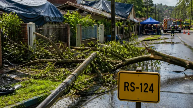 Tempestades no RS deixam 2.686 desalojados em 117 municípios; um morto e cinco feridos