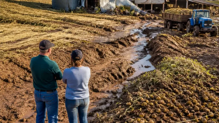 Temporal e tornado atingem 30 mil propriedades rurais no RS; perdas somam toneladas em culturas e infraestrutura