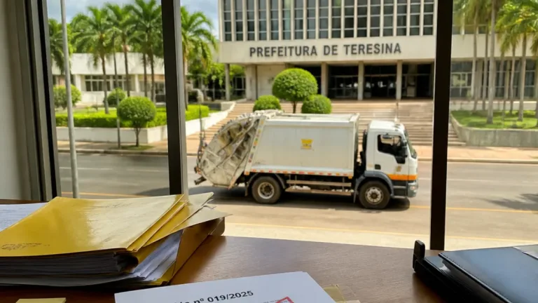 Teresina tem proibida adesão a ata do Maranhão para contratos de limpeza pública pelo TCE-PI