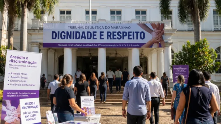 TJMA leva campanha contra assédio e discriminação a sete comarcas do interior