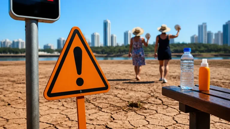Tocantins sob alerta laranja: umidade pode cair a 12% e Palmas chega a 38°C; cuidados são recomendados